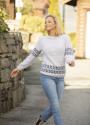 "Fern" Genser - Viking Design 2213-4 Kit - XS-XXL - Viking Trend Merino Petite og Viking Kid-Silk