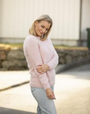 "Orkidé" Genser - Viking Design 2212-8 Kit - XS-XXL - Viking Trend Merino Petite og Viking Kid-Silk