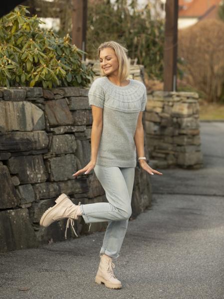 "Jolanda" Top - Viking Design 2212-3 Kit - XS-XXL - Viking Trend Merino Petite og Viking Kid-Silk