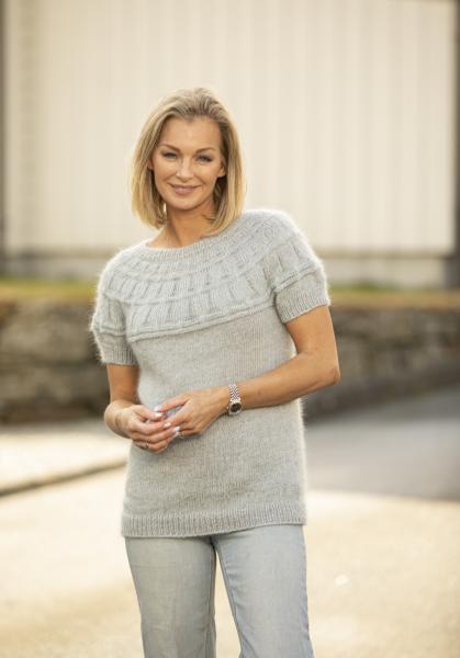 "Jolanda" Top - Viking Design 2212-3 Kit - XS-XXL - Viking Trend Merino Petite og Viking Kid-Silk