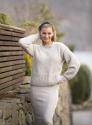 "Jasmin" Genser - Viking Design 2212-1 Kit - XS-XXXL - Viking Trend Merino Petite og Viking Kid-Silk