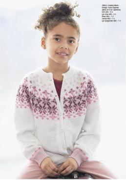 "Mette-Marit" Trøje, lyserød - Viking Design 1809-3 Kit - 2-12 År - Viking Bambino
