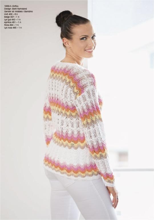 "Sofia" Tröja - Viking Design 1808-4 Kit - S-XXL - Viking Bambino