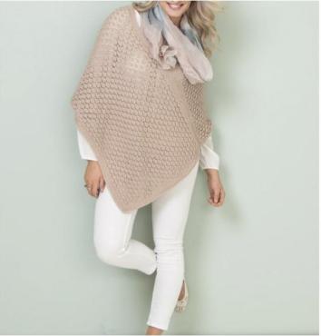 Poncho - Viking Design 1609-4 Kit - Dame - Viking Bambino