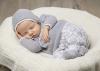 "Flora" Genser, bukser, hue og sokker - Viking Design 1608-1B Kit - 1-24 Mdr. - Viking Bambino