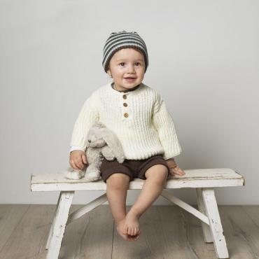 "Noah" Genser, shorts og hue - Viking Design 1608-15 Kit - 1-24 Mdr. - Viking Bambino