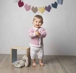 "Iben" Jakke og korte bukser - Viking Design 1608-10A Kit - 3-24 Mdr. - Viking Bambino