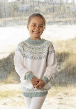 "Sandra" Genser - Viking Design 2121-3 Kit - 2-12 År - Viking Bambino
