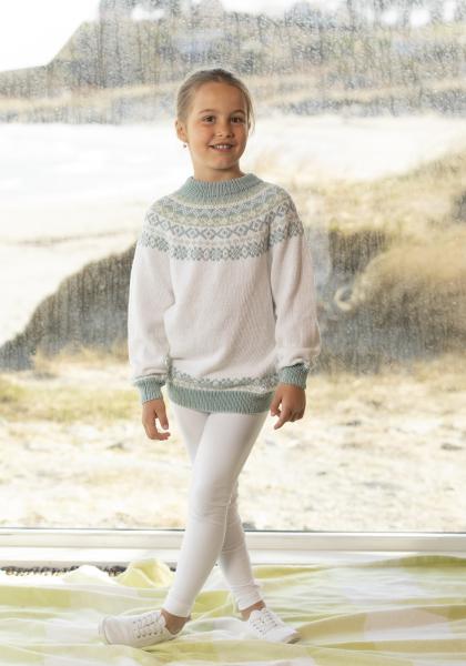 "Sandra" Genser - Viking Design 2121-3 Kit - 2-12 År - Viking Bambino