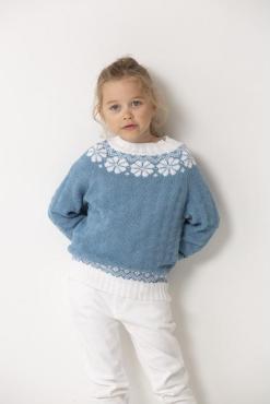 "Lydia" Genser - Viking Design 2015-4D Kit - 2-12 År - Viking Bambino