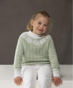"Lydia" Genser - Viking Design 2015-4C Kit - 2-12 År - Viking Bambino