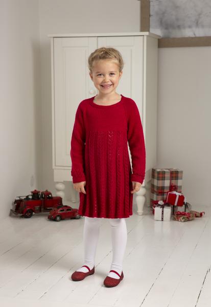 "Nikoline" Julekjole - Viking Design 1926-1 Kit - 2-12 År - Viking Bambino