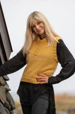 "Påskefin" Vest - Viking Design xtra-2 Kit - XS-XXL - Viking Alpaca Bris