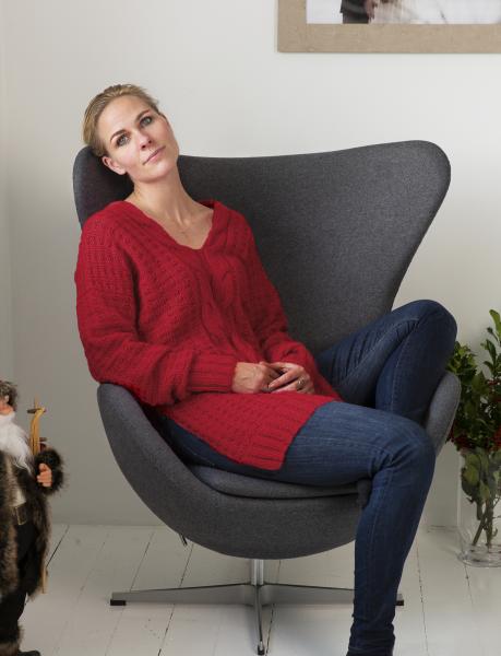 "Halm" Genser - Viking Design 1926-8 Kit - XS-XL - Viking Alpaca Bris