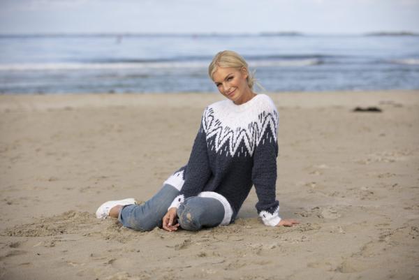 "Mamma" Genser - Viking Design 1923-5 Kit - XS-XXL - Viking Alpaca Bris