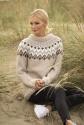 "Takknemlig" Genser - Viking Design 1923-4 Kit - XS-XXL - Viking Alpaca Bris
