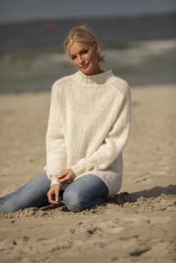 "Lys" Genser - Viking Design 1923-2 Kit - XS-XXL - Viking Alpaca Bris