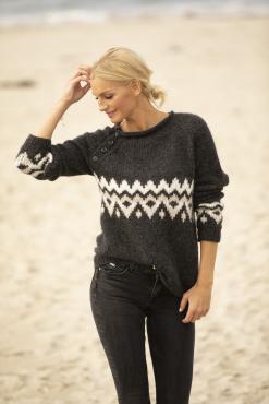 "Gi" Genser - Viking Design 1922-7 Kit - XS-XXL - Viking Alpaca Bris