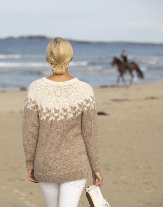 "Lykke" Tröja - Viking Design 1922-6 Kit - XS-XXL - Viking Alpaca Bris