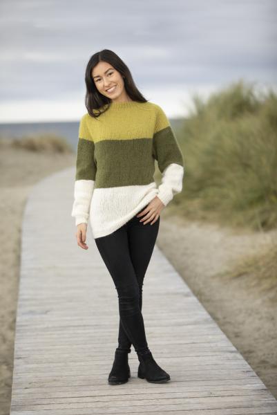 "Dans" Genser - Viking Design 1923-3 Kit - XS-XXL - Viking Alpaca Bris