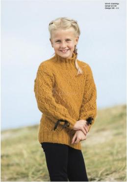 "Dønning" Genser - Viking Design 1814-6 Kit - 2-12 År - Viking Alpaca Bris
