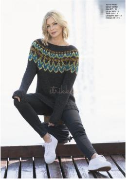 "Mole" Genser - Viking Design 1811-6 Kit - XS-XXL - Viking Alpaca Bris