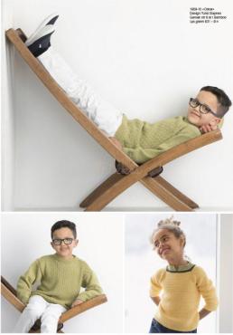 "Oskar" Genser - Viking Design 1809-10 Kit - 2-12 År - Viking Bamboo