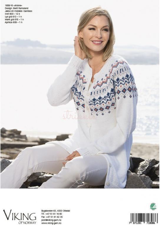 "Ariane" Jacka - Viking Design 1808-16 kit - XS-XXL - Viking Bamboo