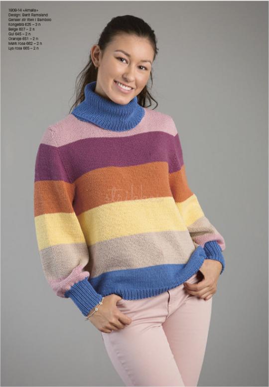 "Amalia" Tröja - Viking Design 1808-14 kit - S-XL - Viking Bamboo