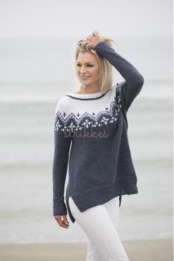 "Strand" Genser - Viking Design 1807-8 Kit - XS-XXL - Viking Alpaca Bris