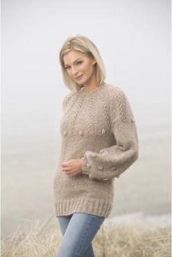 "Sand" Genser - Viking Design 1807-7 Kit - XS-XXL - Viking Alpaca Bris
