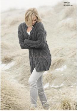 "Siv" Jakke - Viking Design 1806-6 Kit - XS-XXL - Viking Alpaca Bris