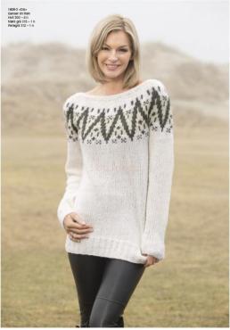 "Dis" Genser - Viking Design 1806-3 Kit - XS-XXL - Viking Alpaca Bris