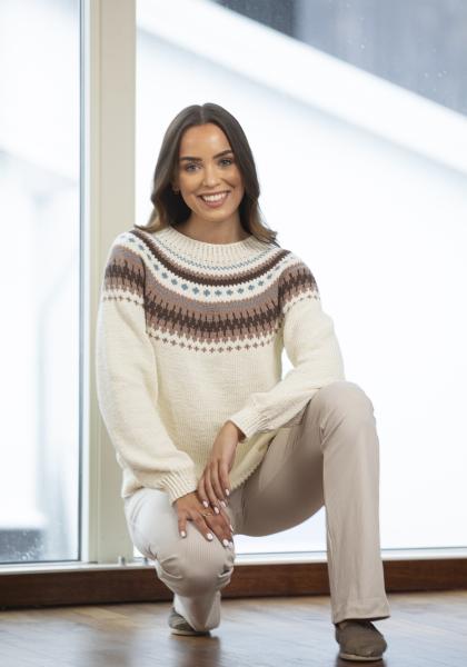 "Sunset" Genser - Viking Design 2214-5B Kit - XS-XXL - Viking Bamboo