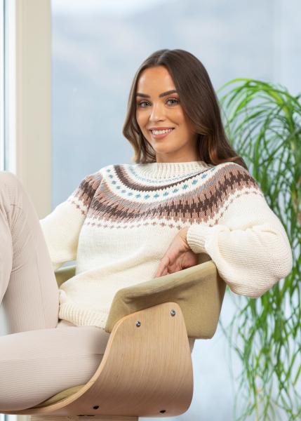 "Sunset" Genser - Viking Design 2214-5B Kit - XS-XXL - Viking Bamboo