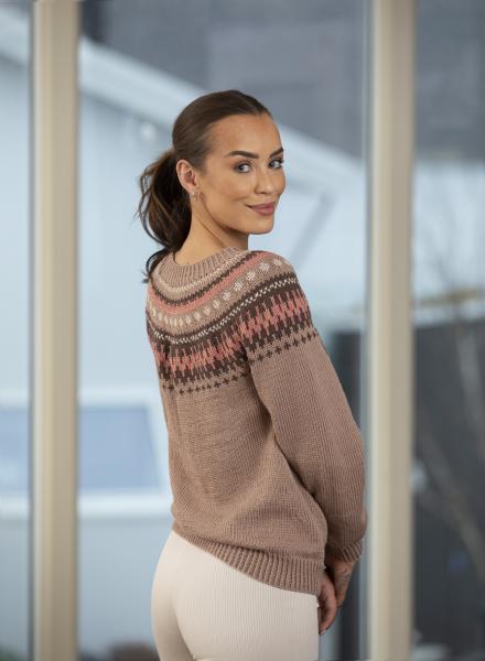 "Sunset" Genser - Viking Design 2214-5A Kit - XS-XXL - Viking Bamboo