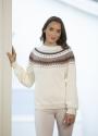 "Sunset" Genser - Viking Design 2214-5B Kit - XS-XXL - Viking Bamboo