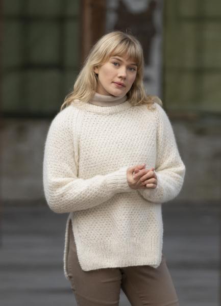 "Vilhelma" Genser - Viking Design 2206-3 Kit - XS-XXXL - Viking Alpaca Bris