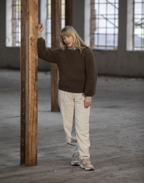 "Tabitta" Genser - Viking Design 2206-4 Kit - XS-XXXL - Viking Alpaca Bris