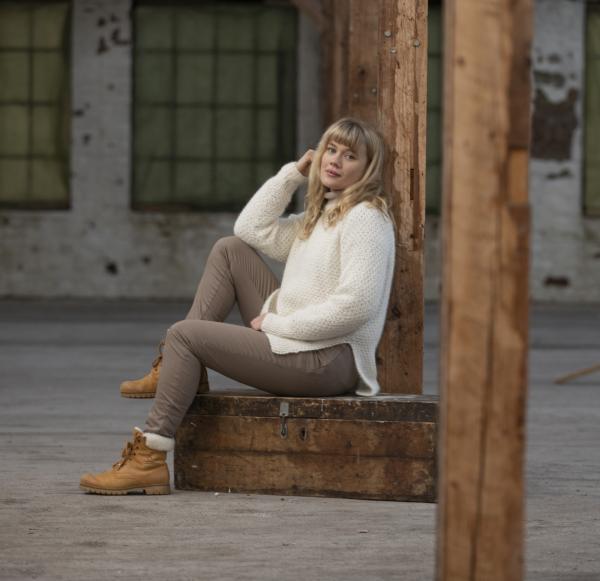 "Vilhelma" Genser - Viking Design 2206-3 Kit - XS-XXXL - Viking Alpaca Bris