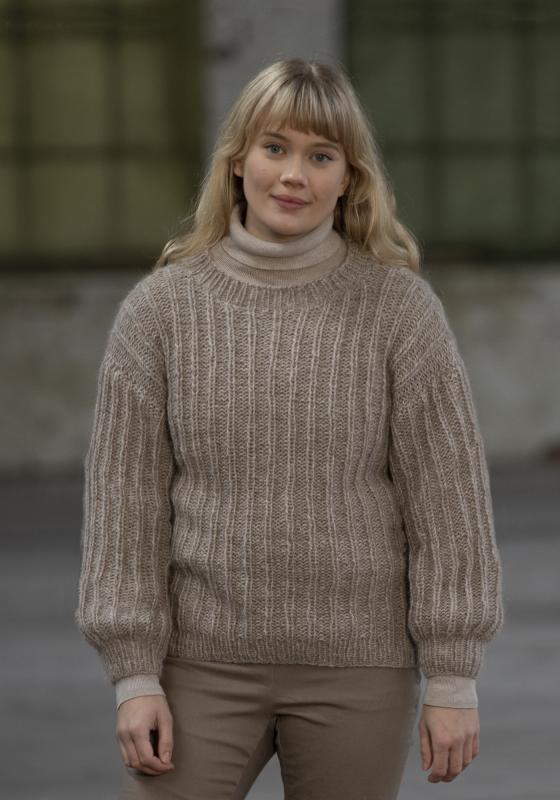 "Bollette" Tröja - Viking Design 2206-1 Kit - XS-XXXL - Viking Alpaca Bris