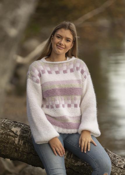 "Skogen" Genser - Viking Design 2138-8 Kit - XS-XXL - Viking Alpaca Bris