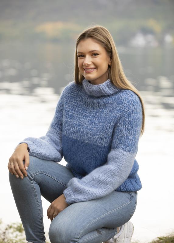 "Lucifer" Tröja - Viking Design 2138-6 Kit - XS-XL - Viking Alpaca Bris