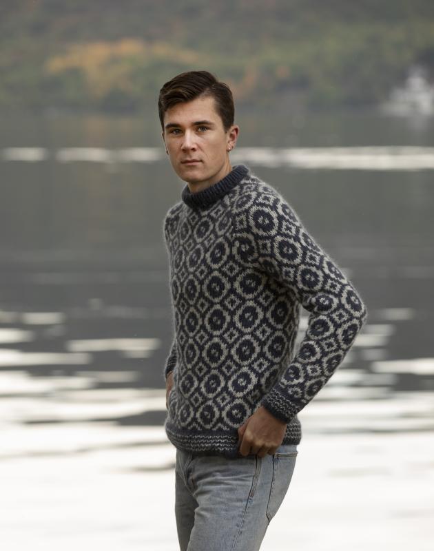 "Maximus" Tröja - Viking Design 2138-4A Kit - XS-XXXL - Viking Alpaca Bris