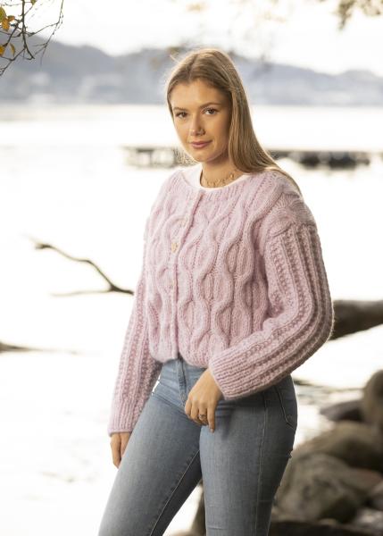 "Cassandra" Jakke - Viking Design 2138-14 Kit - S-L - Viking Alpaca Bris