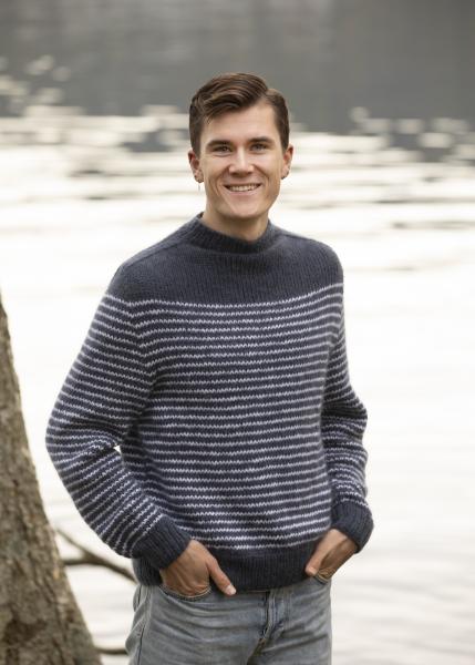 "Mars" Genser - Viking Design 2138-12 Kit - XS-XXL - Viking Alpaca Bris