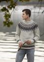 "Farfar" Genser - Viking Design 2138-10 Kit - XS-XXL - Viking Alpaca Bris