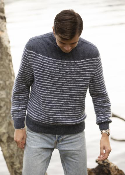 "Mars" Genser - Viking Design 2138-12 Kit - XS-XXL - Viking Alpaca Bris
