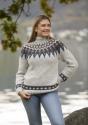 "Farfar" Genser - Viking Design 2138-10 Kit - XS-XXL - Viking Alpaca Bris