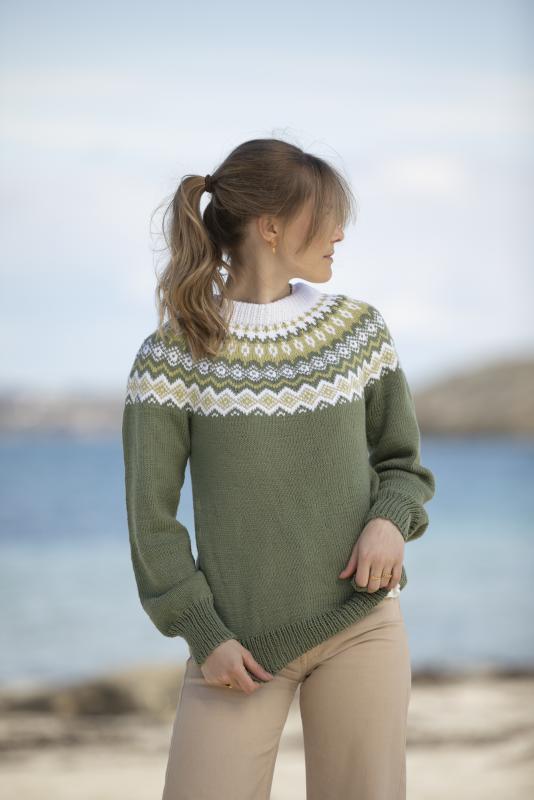 "Joliana" Tröja - Viking Design 2124-3 Kit - XS-XXXL - Viking Bamboo